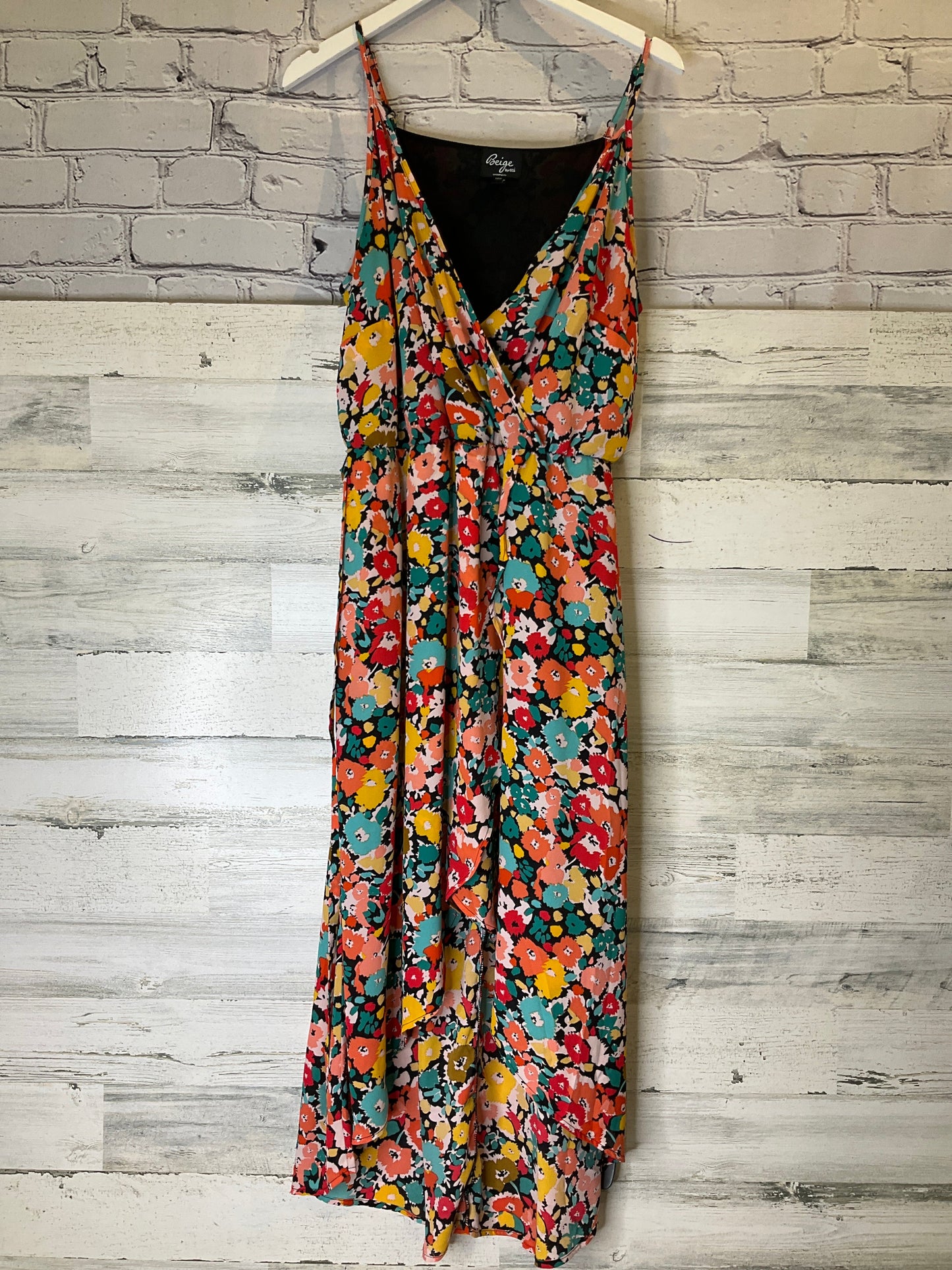 Orange Dress Casual Maxi Eci, Size L