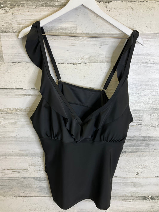 Swimsuit 2pc By Cme In Black, Size: 4x