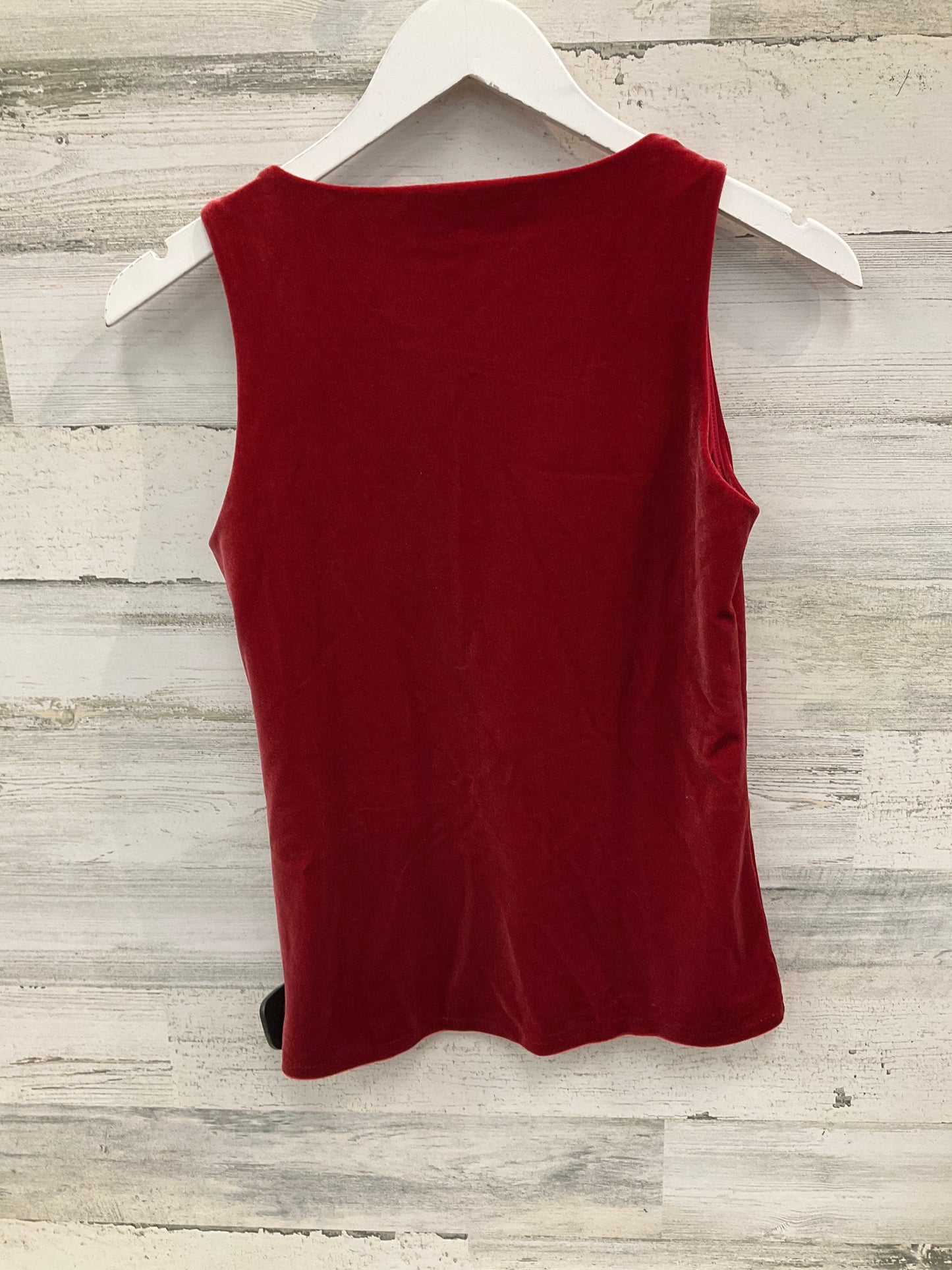 Top Sleeveless By White House Black Market In Red, Size: Xxs