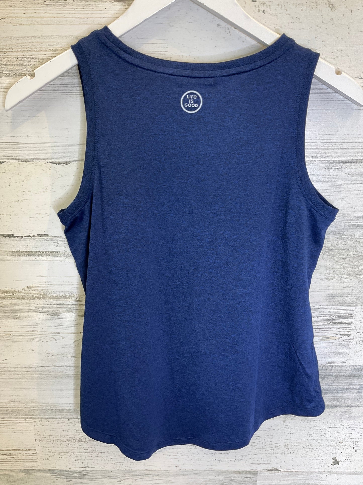 Navy Tank Top Life Is Good, Size Xs