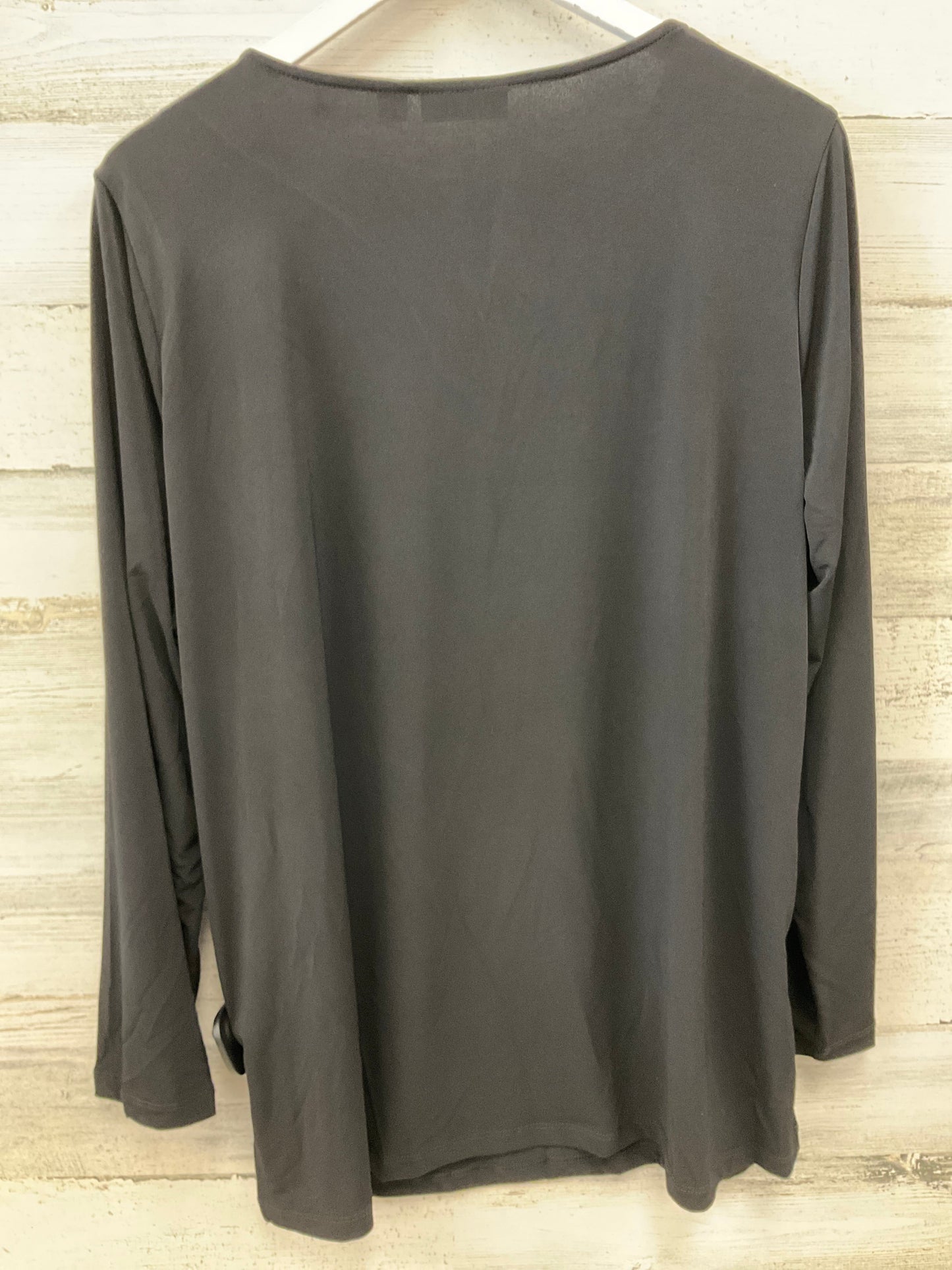 Blouse Long Sleeve By Susan Graver In Black, Size: Xl