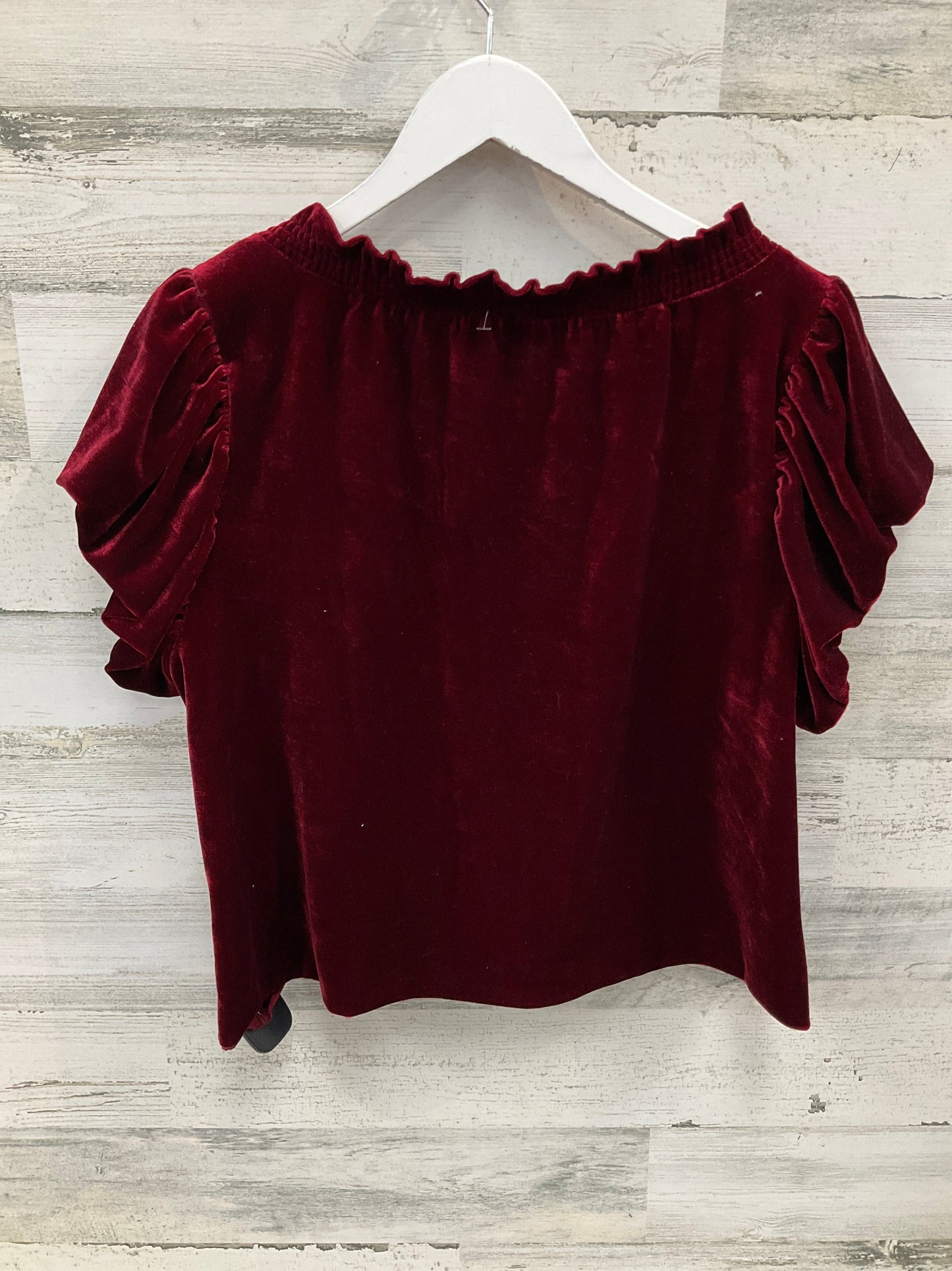 Top Short Sleeve By Free People In Red, Size: S