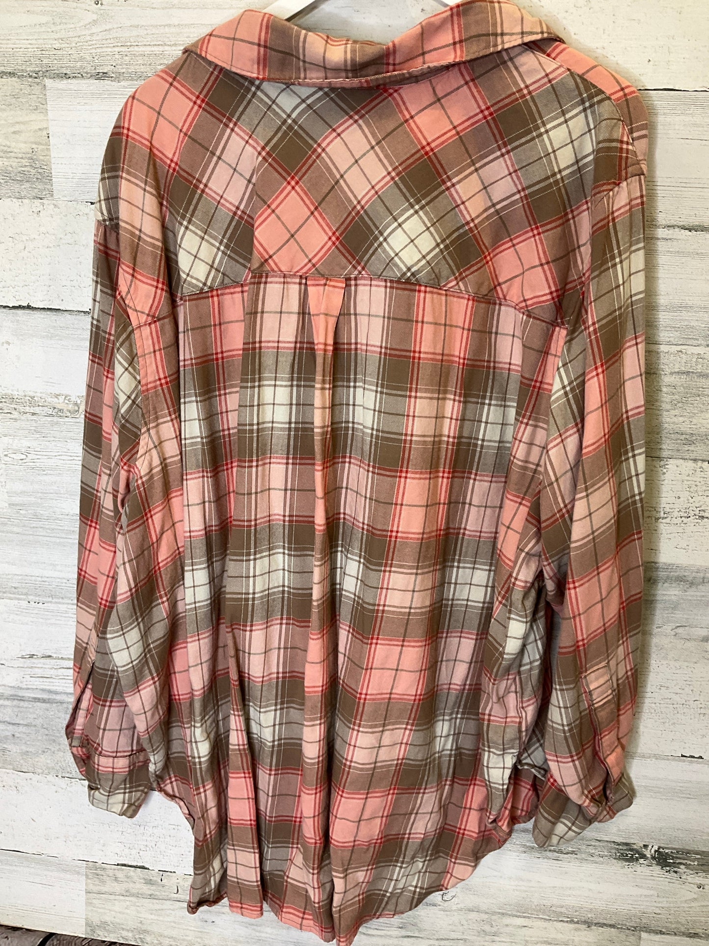 Peach Top Long Sleeve Lane Bryant, Size 4x