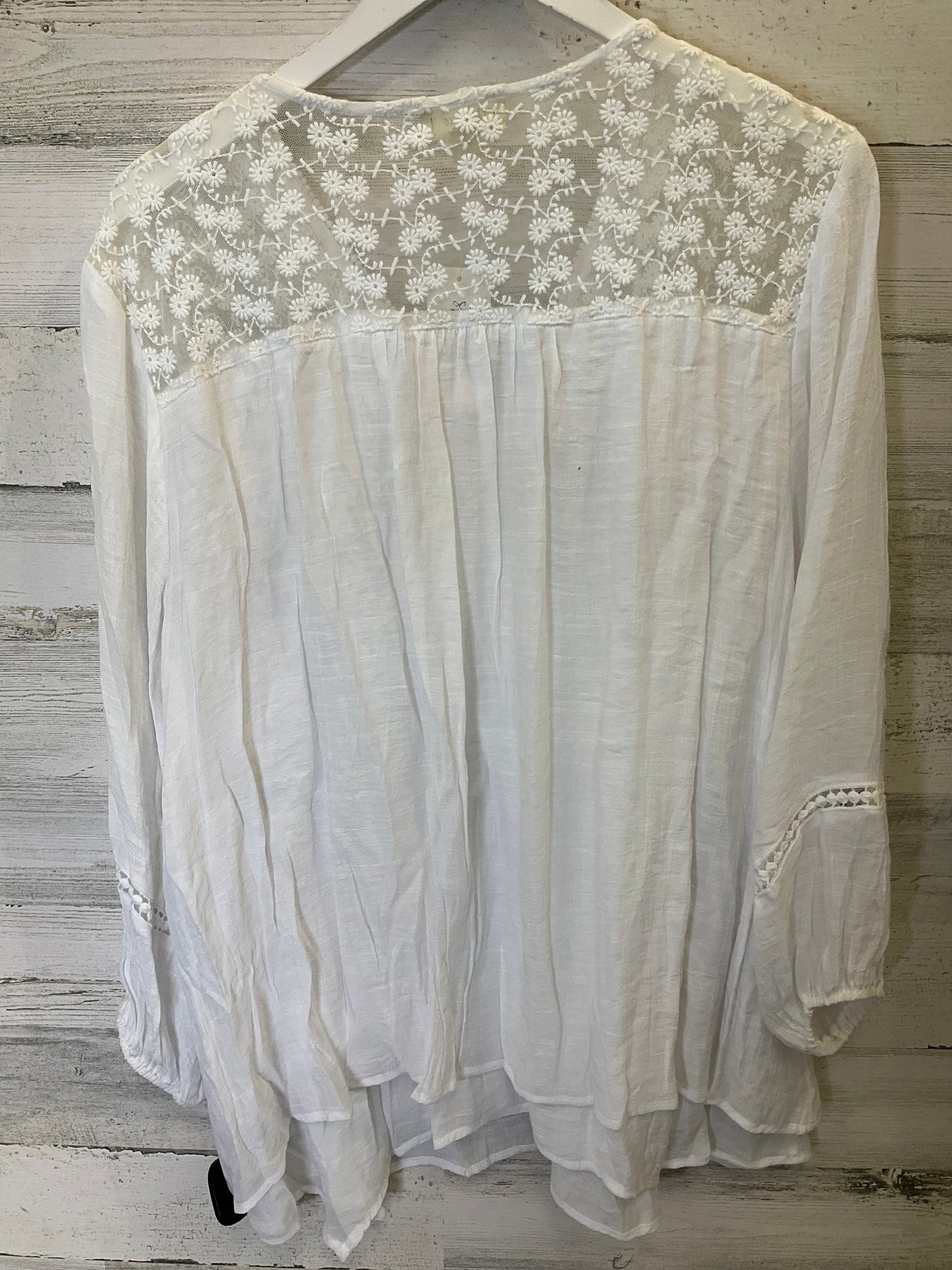 White Top Long Sleeve Style And Company, Size 2x