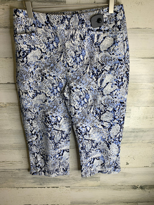 Capris By Chicos In Snakeskin Print, Size: 4