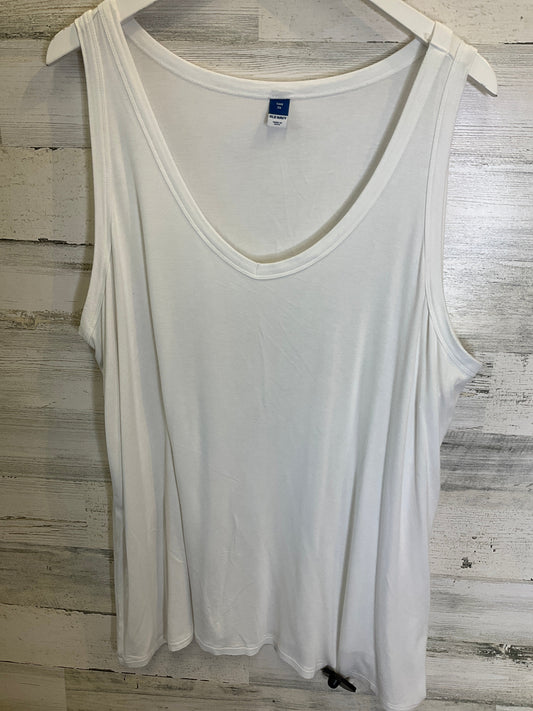 White Tank Top Old Navy, Size 3x