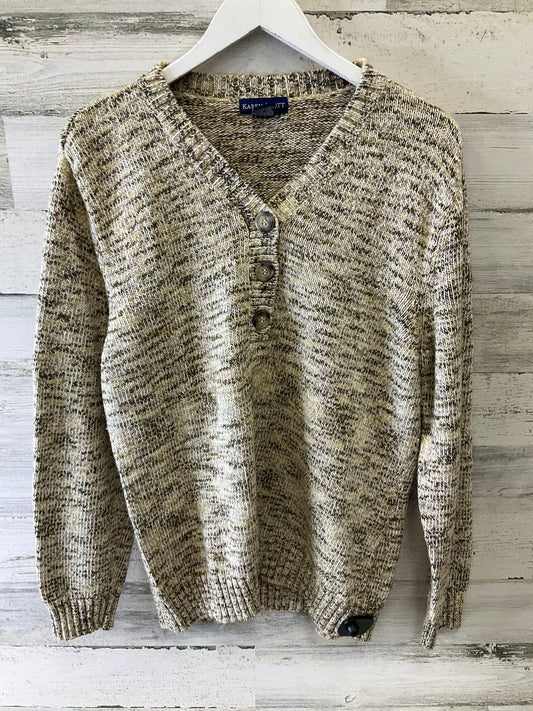 Sweater By Karen Scott In Cream, Size: Xl