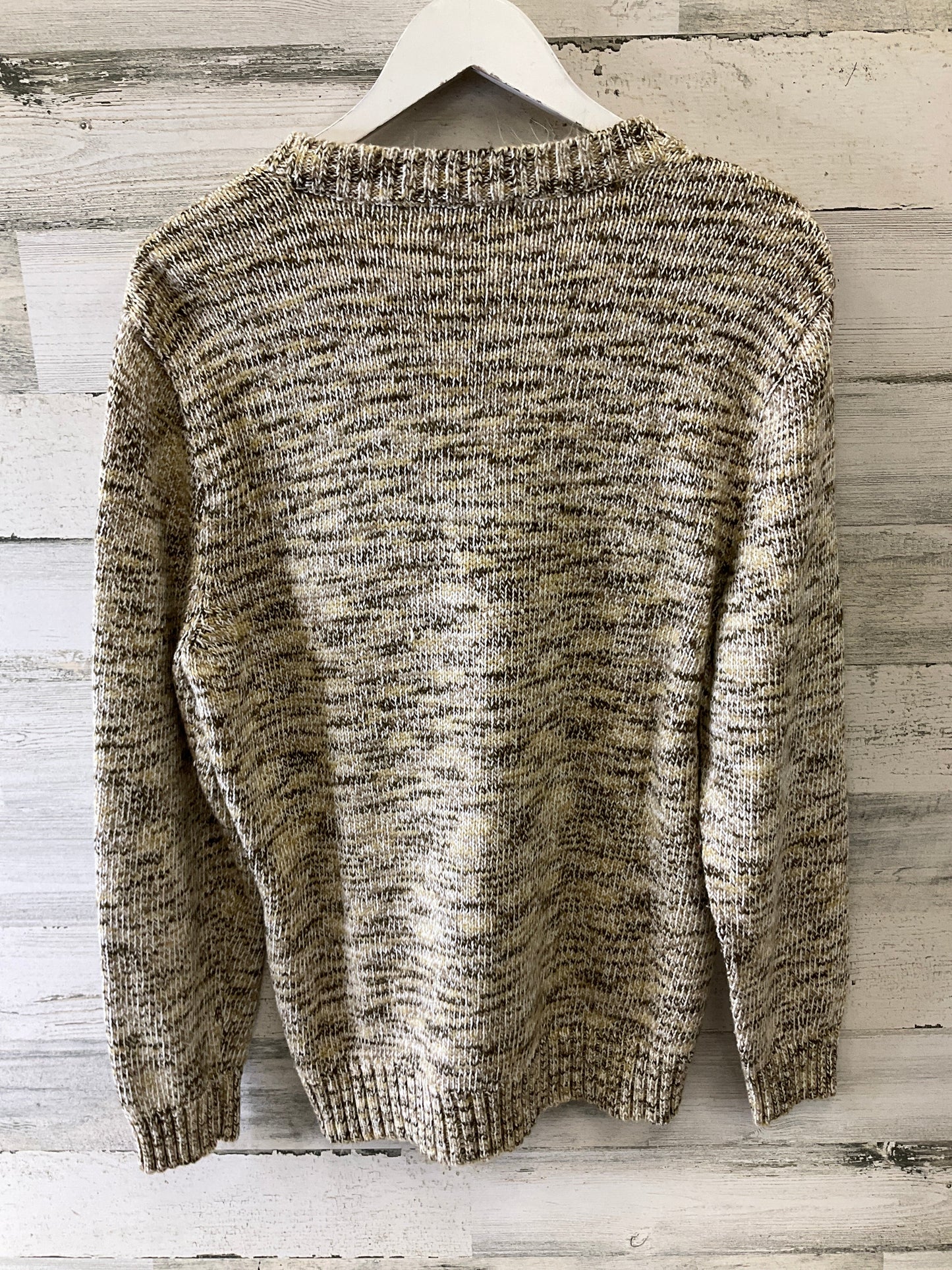 Sweater By Karen Scott In Cream, Size: Xl