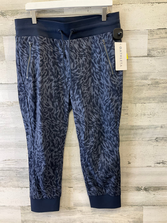 Navy Pants Joggers Athleta, Size 14