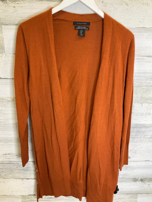 Orange Sweater Cardigan T Tahari, Size L