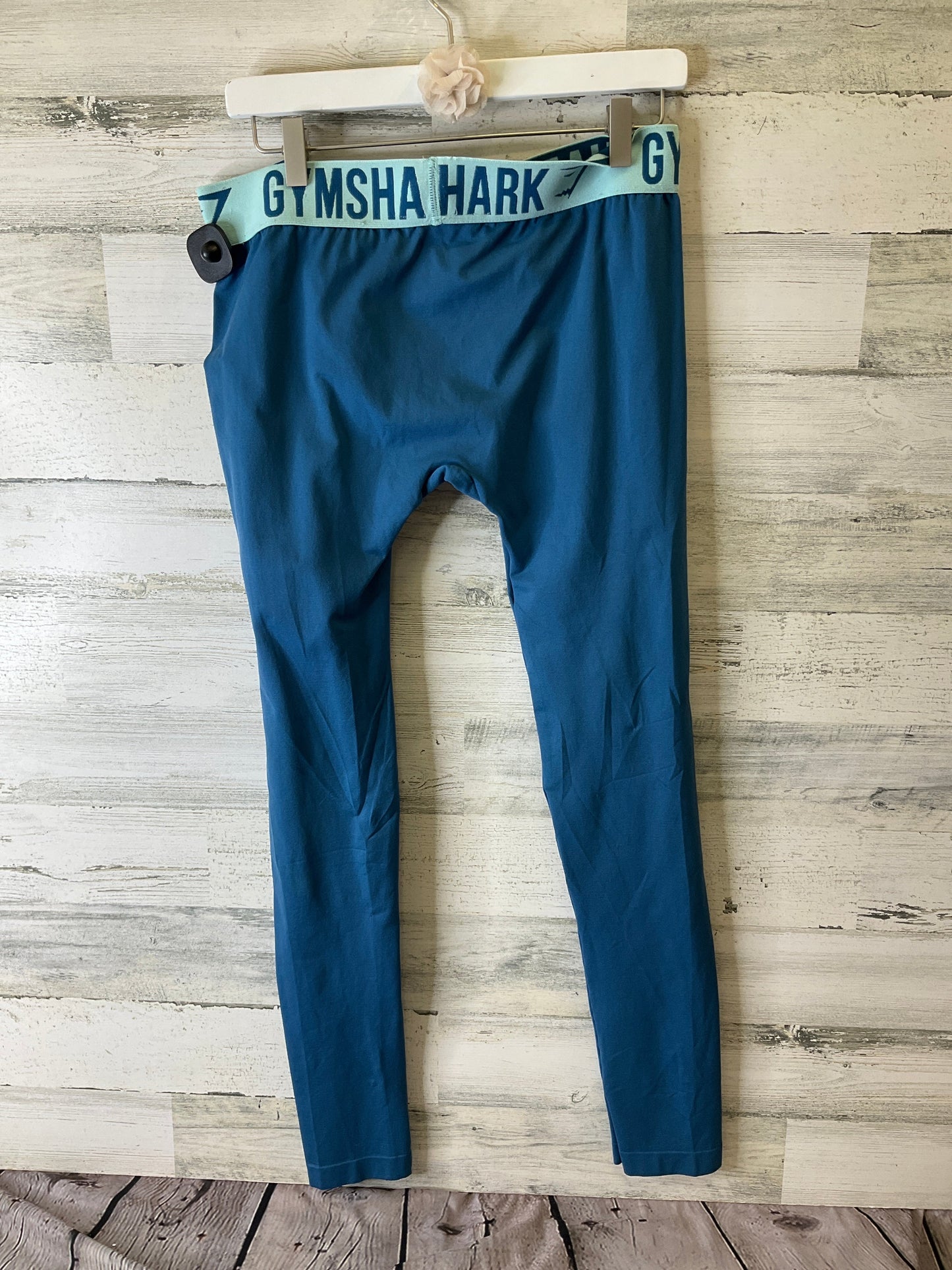 Athletic Leggings By Gym Shark In Blue, Size: L