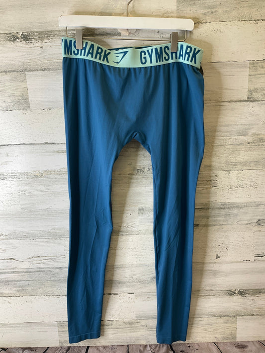 Athletic Leggings By Gym Shark In Blue, Size: L