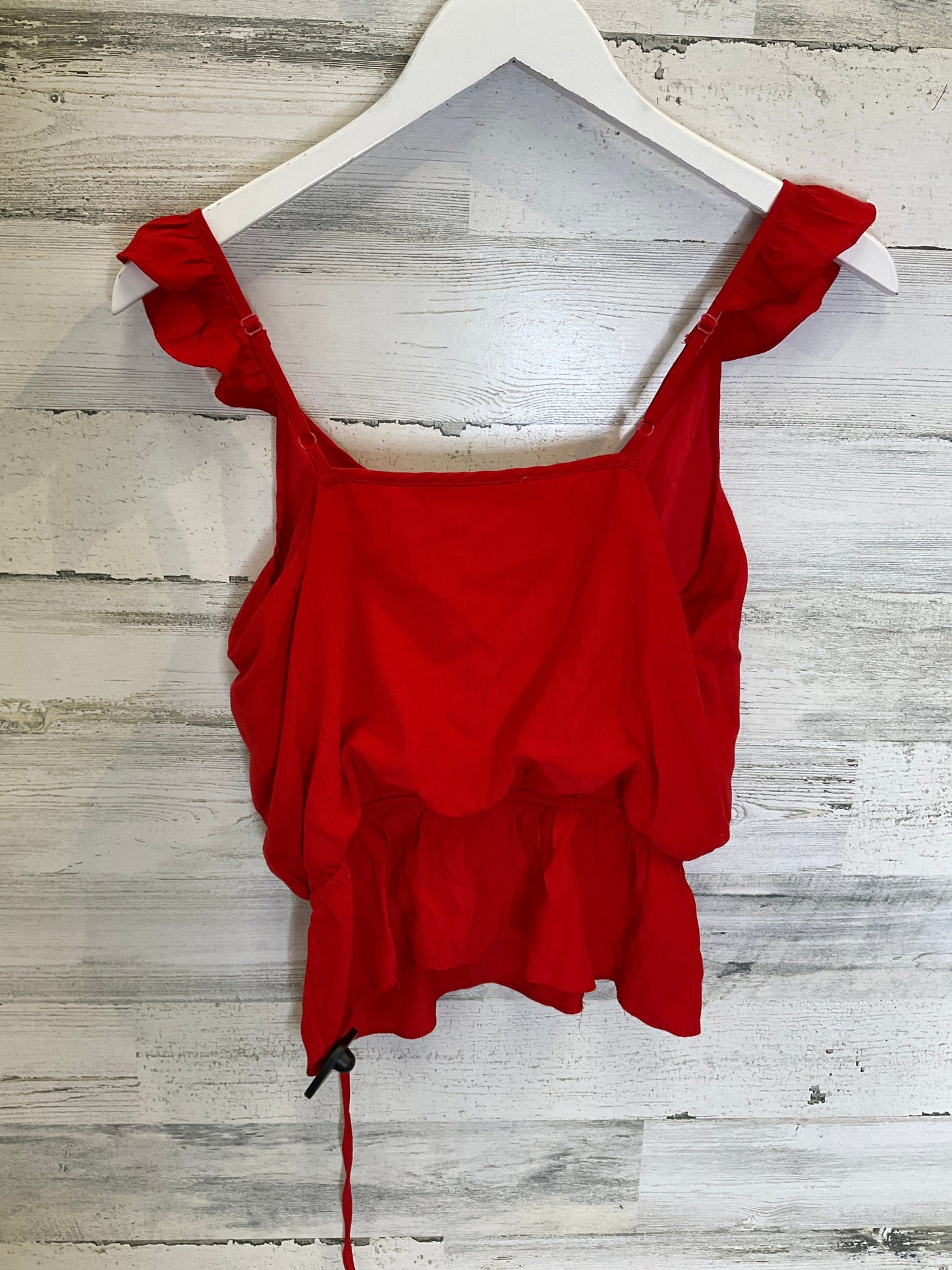 Red Top Sleeveless Sugar Lips, Size Xs