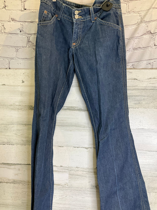 Blue Denim Jeans Flared Hudson, Size 14