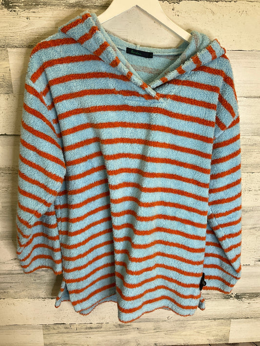 Sweatshirt Hoodie By Boden In Blue, Size: L