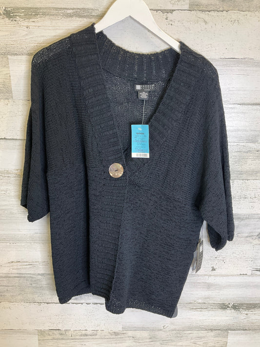 Sweater Cardigan By Carole Little In Black, Size: 2x