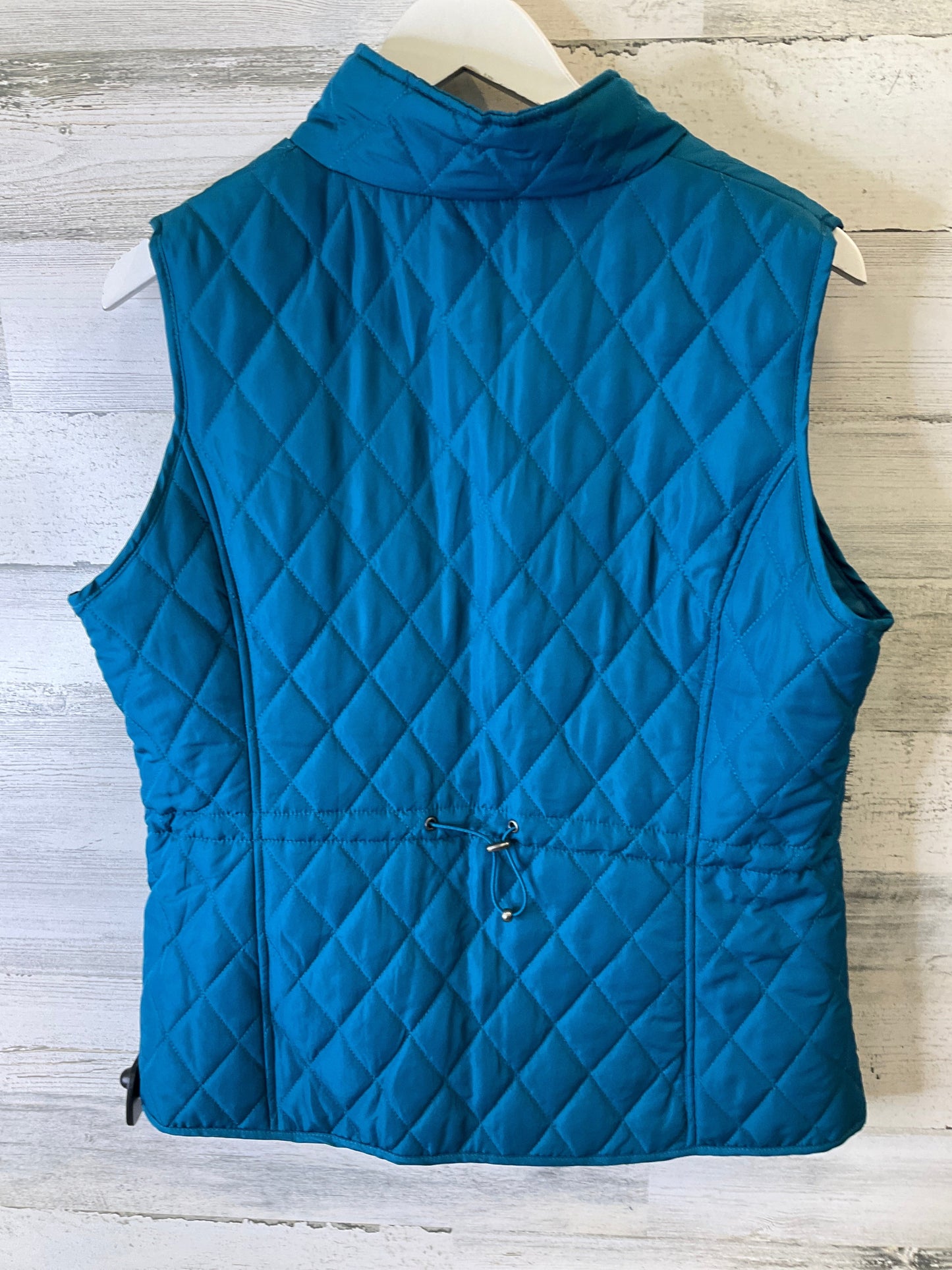 Vest Puffer & Quilted By Relativity In Blue, Size: L