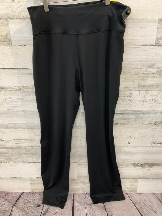 Athletic Leggings By Avia In Black, Size: L