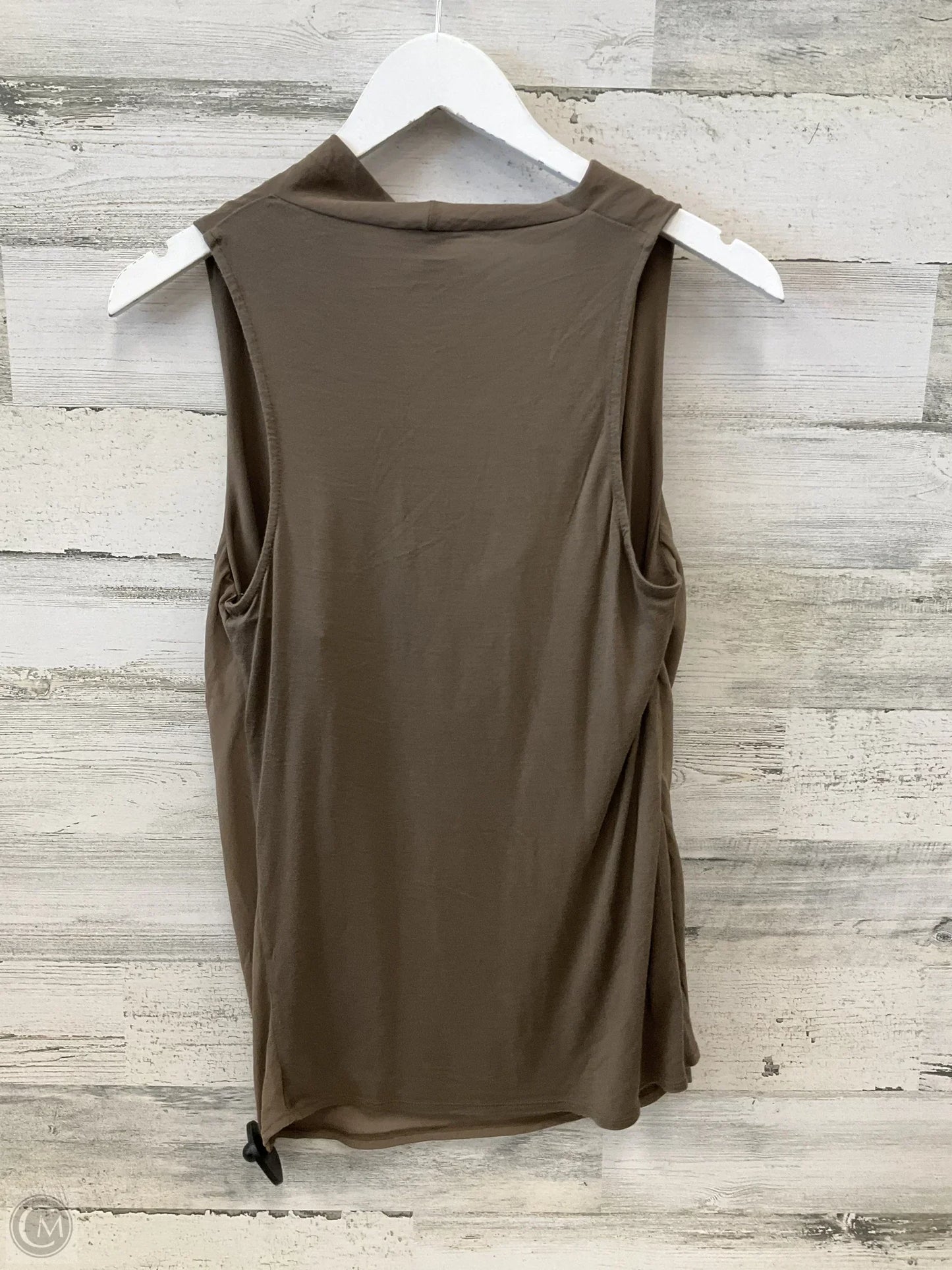 Top Sleeveless By Ann Taylor In Beige, Size: M