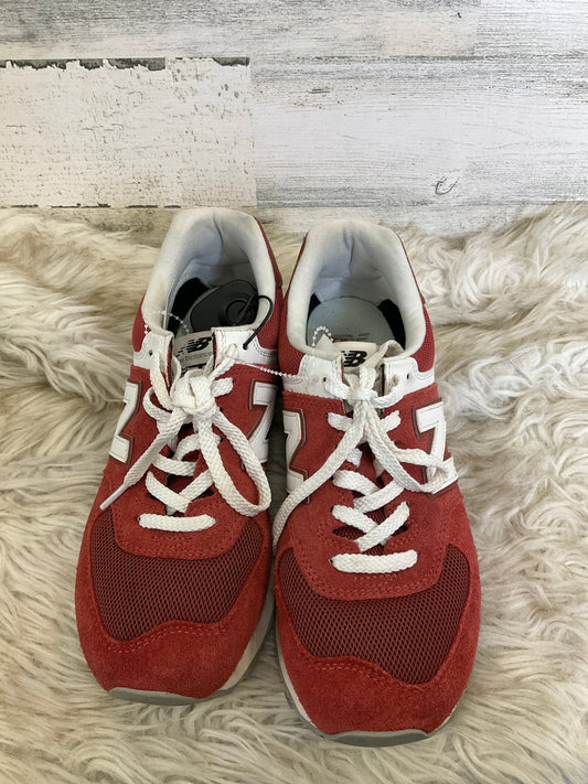 Shoes Athletic By New Balance In Red, Size: 7.5