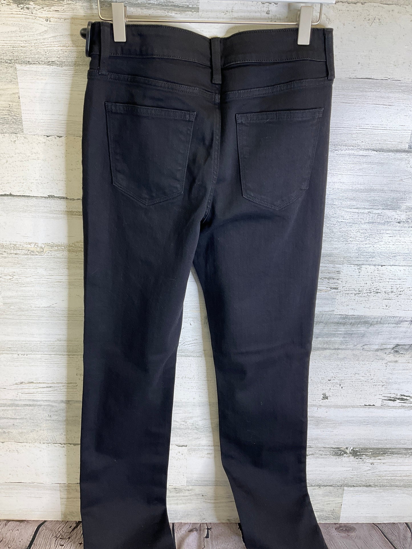 Jeans Straight By St Johns Bay In Black Denim, Size: 6