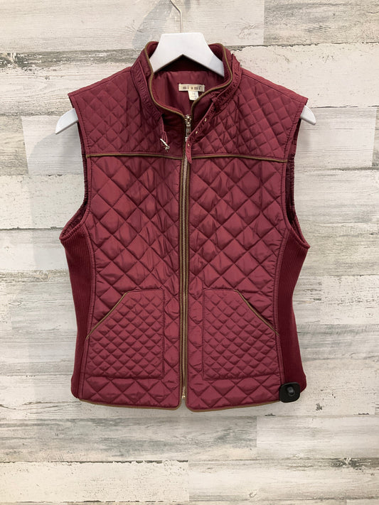 Vest Puffer & Quilted By Mi Ami In Red, Size: M