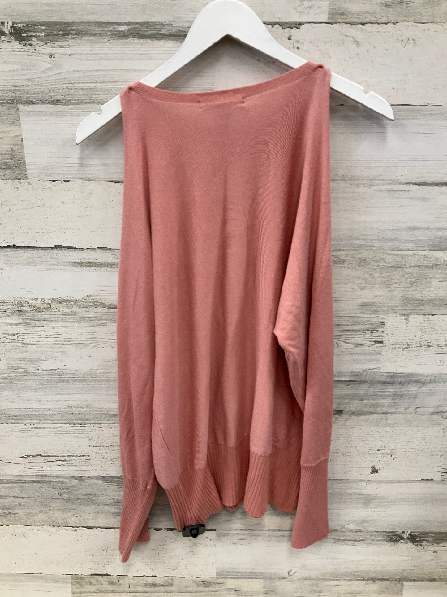 Top Long Sleeve By Say What In Peach, Size: 2x