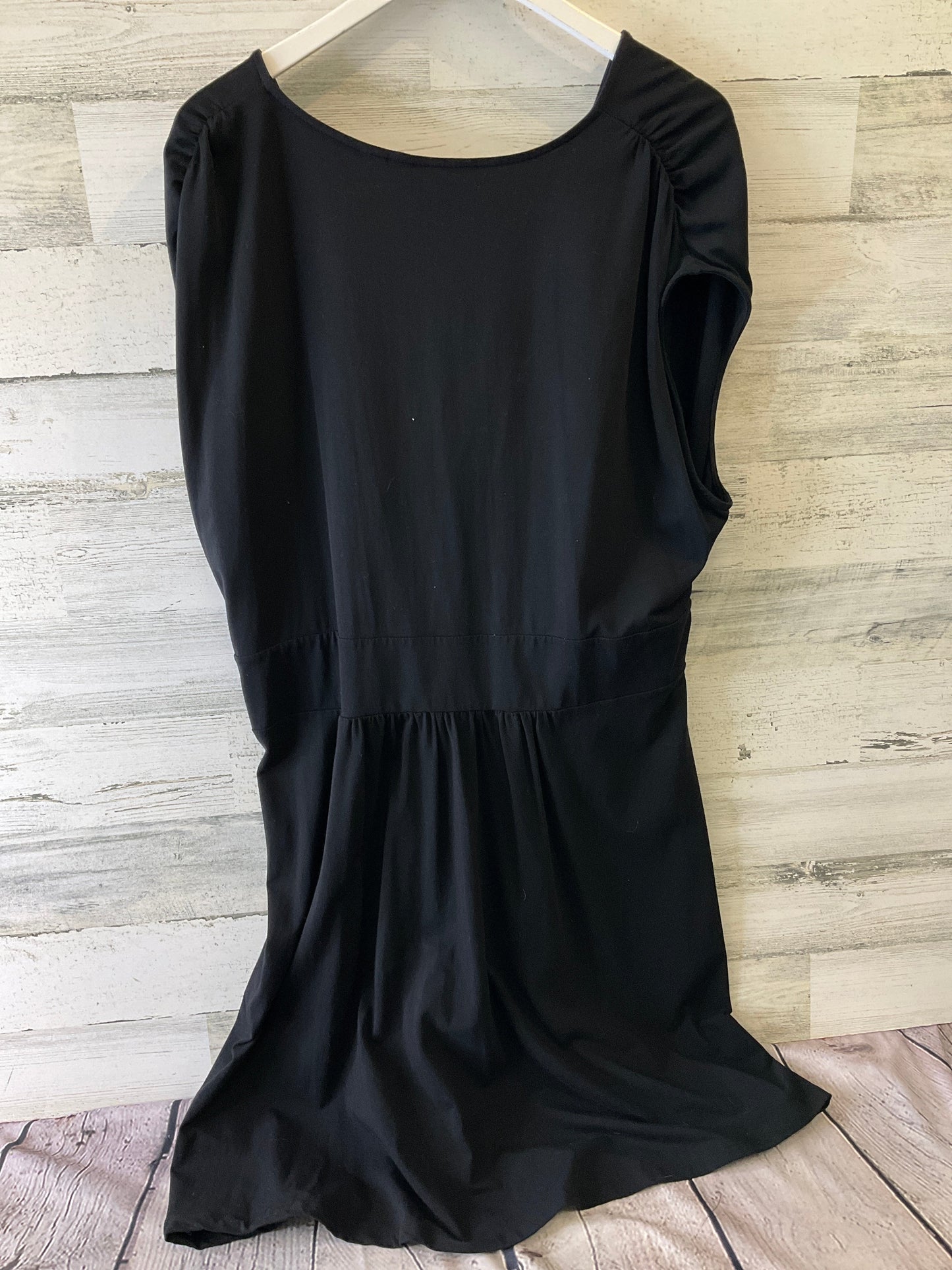 Dress Casual Midi By Lands End In Black, Size: 3x