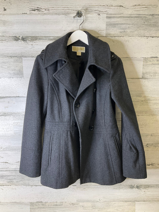 Coat Peacoat By Michael By Michael Kors In Grey, Size: S