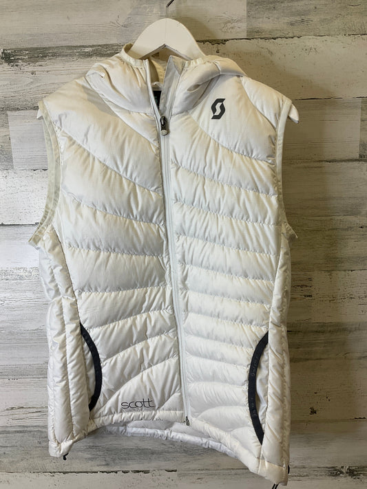 Vest Puffer & Quilted By Clothes Mentor In White, Size: M