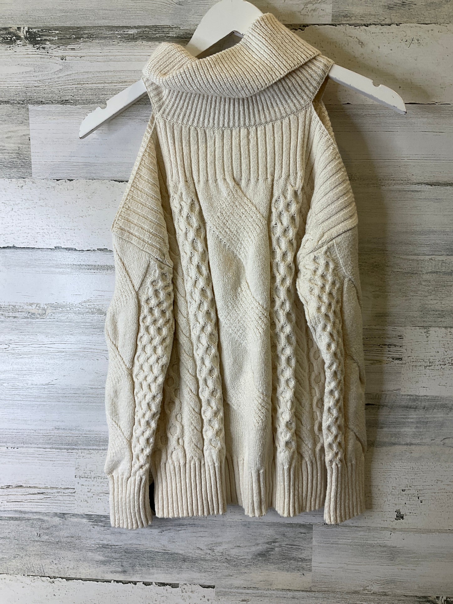 Sweater By Anthropologie In Ivory, Size: Xs