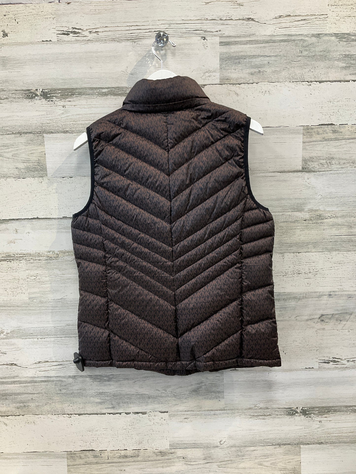 Vest Puffer & Quilted By Michael By Michael Kors In Brown, Size: M