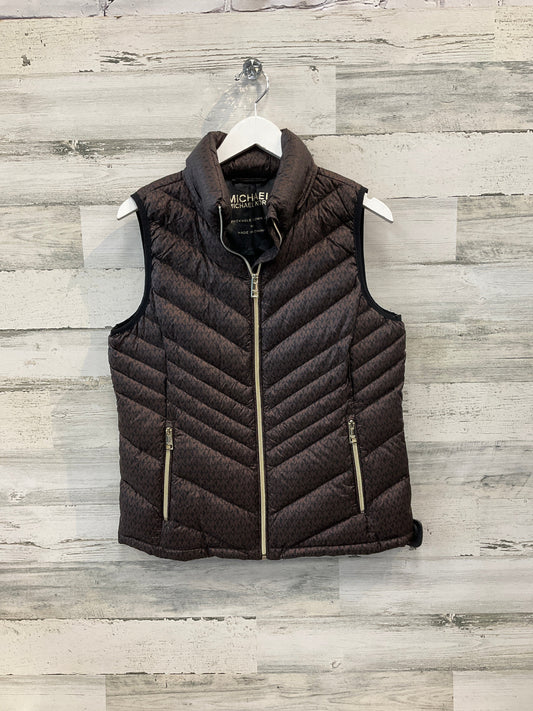 Vest Puffer & Quilted By Michael By Michael Kors In Brown, Size: M