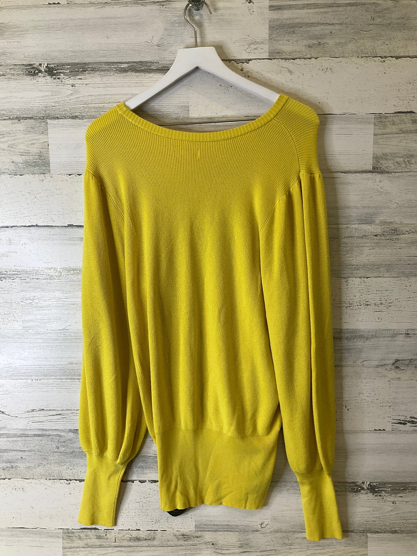 Sweater By Evri In Yellow, Size: 1x