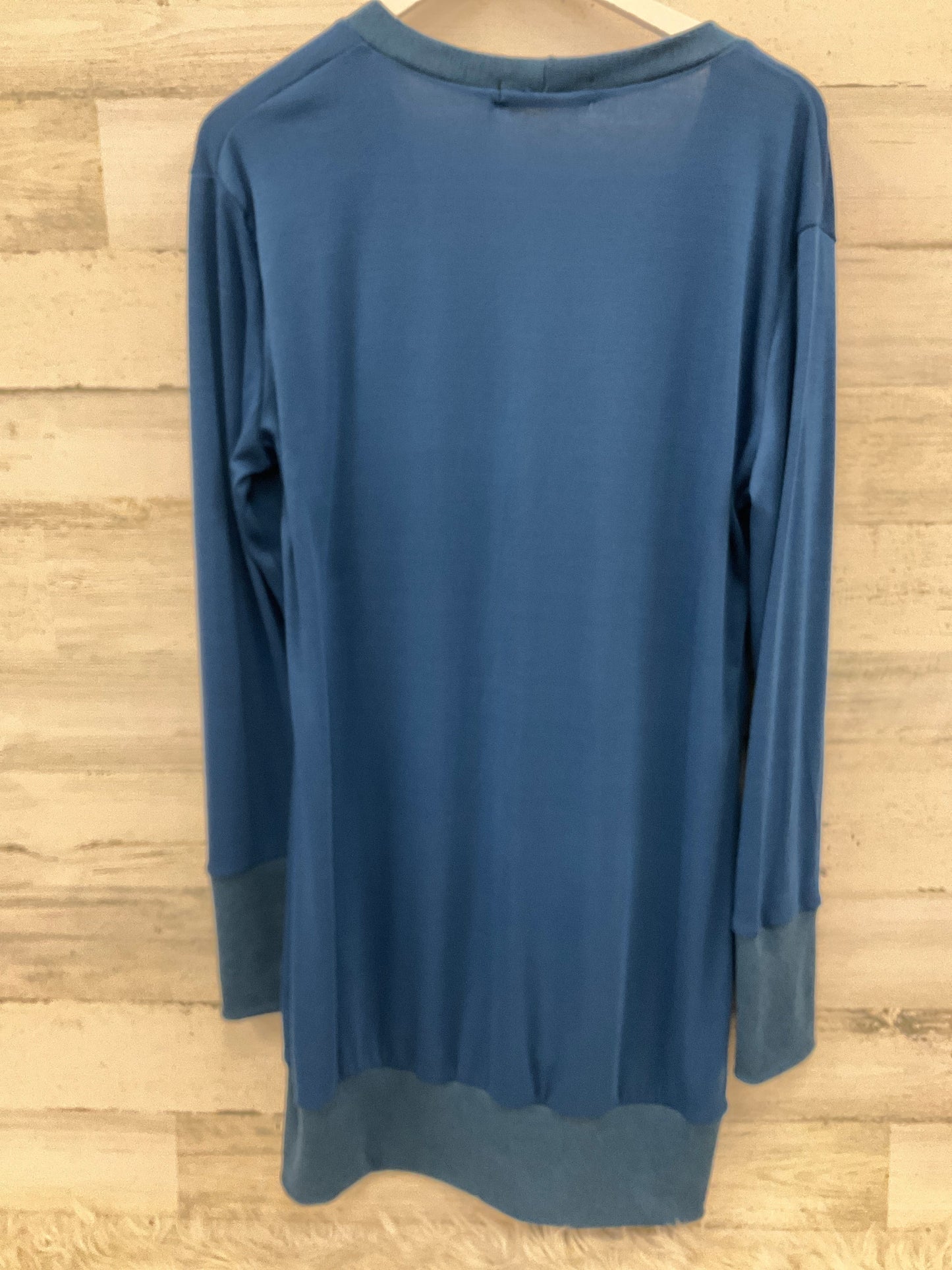 Cardigan By Clothes Mentor In Blue, Size: Xl