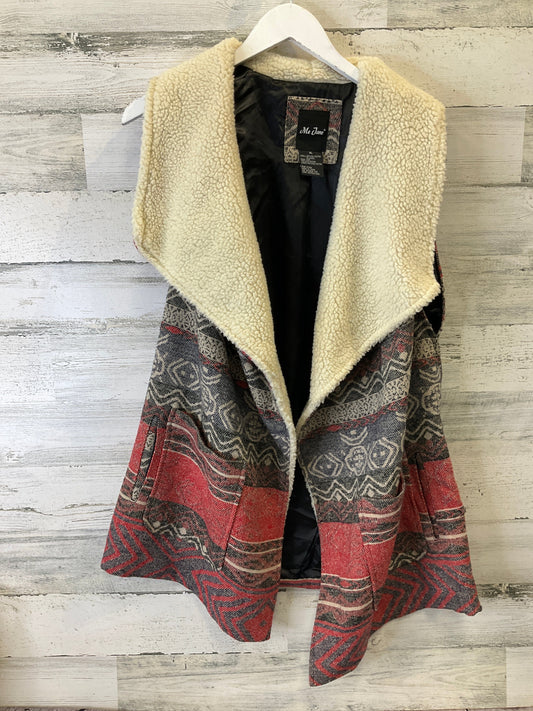 Vest Faux Fur & Sherpa By Me Jane In Red, Size: Xl