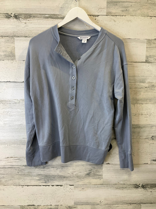 Top Long Sleeve By Athleta In Grey, Size: Xs