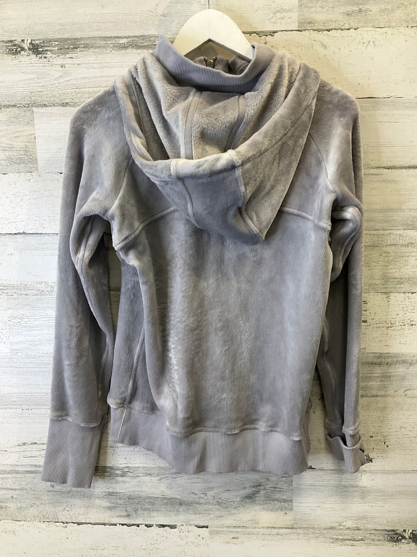 Jacket Fleece By Athleta In Grey, Size: S