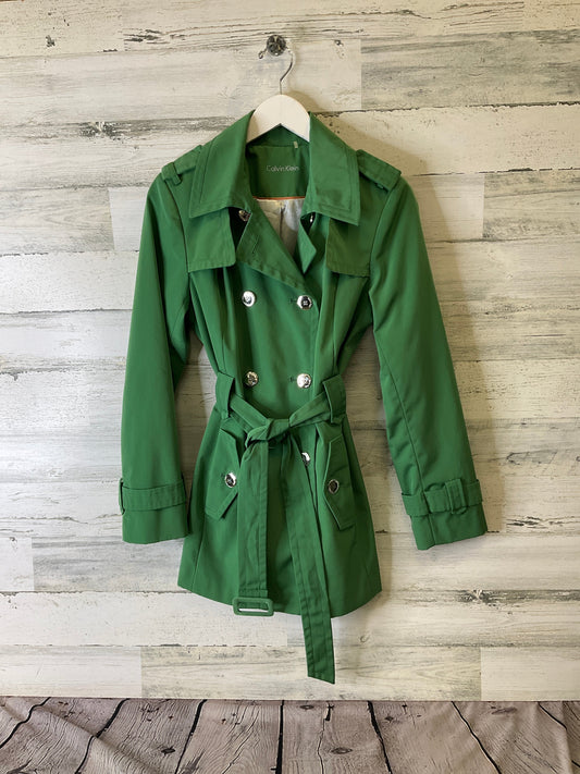 Jacket Utility By Calvin Klein In Green, Size: S