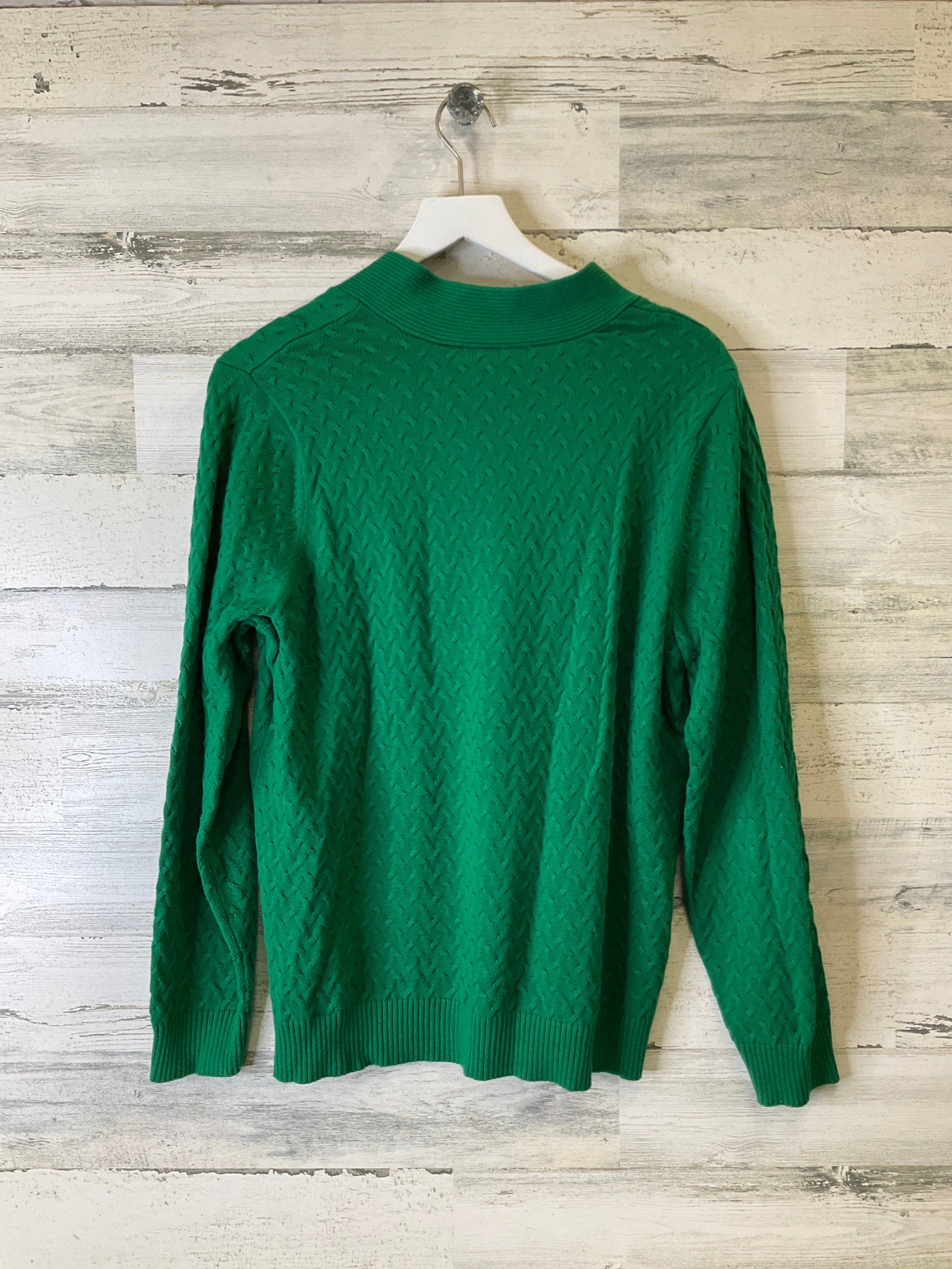 Sweater By Studio Works In Green, Size: 1x