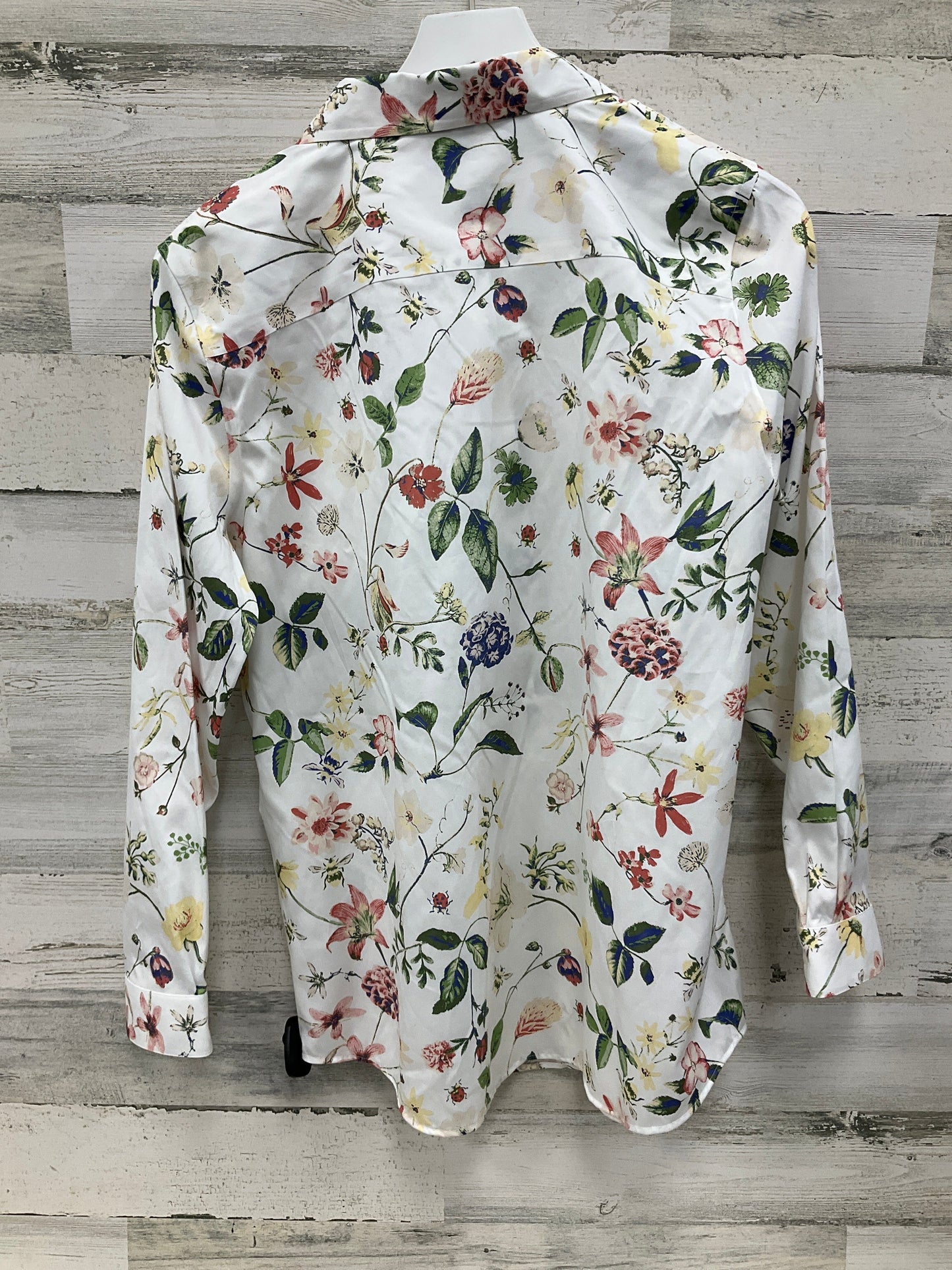 Tunic Long Sleeve By Coldwater Creek In Floral Print, Size: M