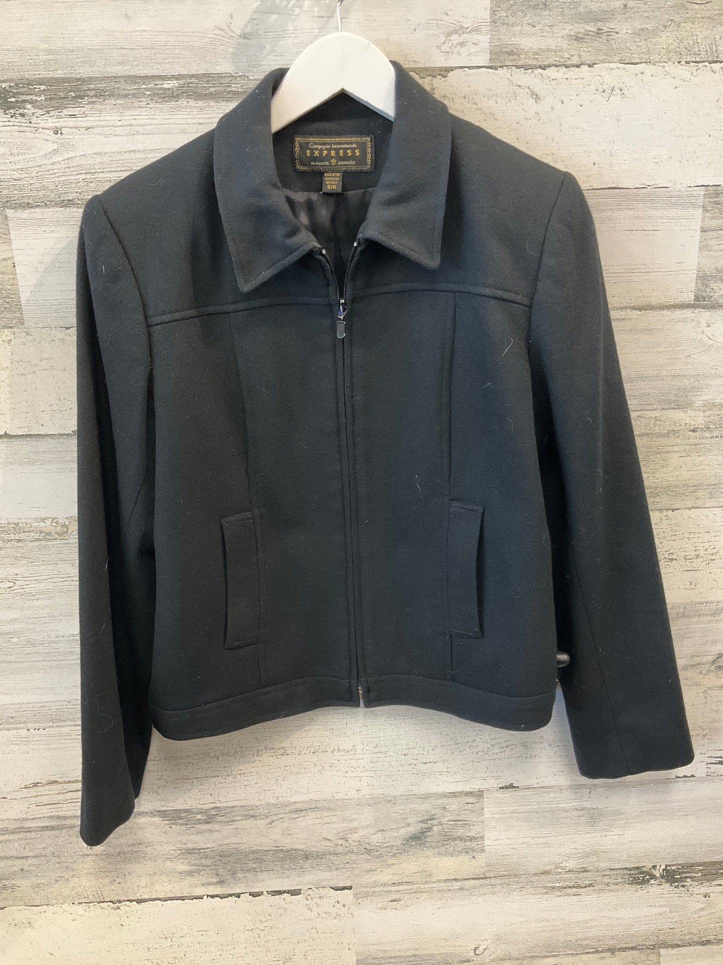 Jacket Other By Express In Black, Size: S