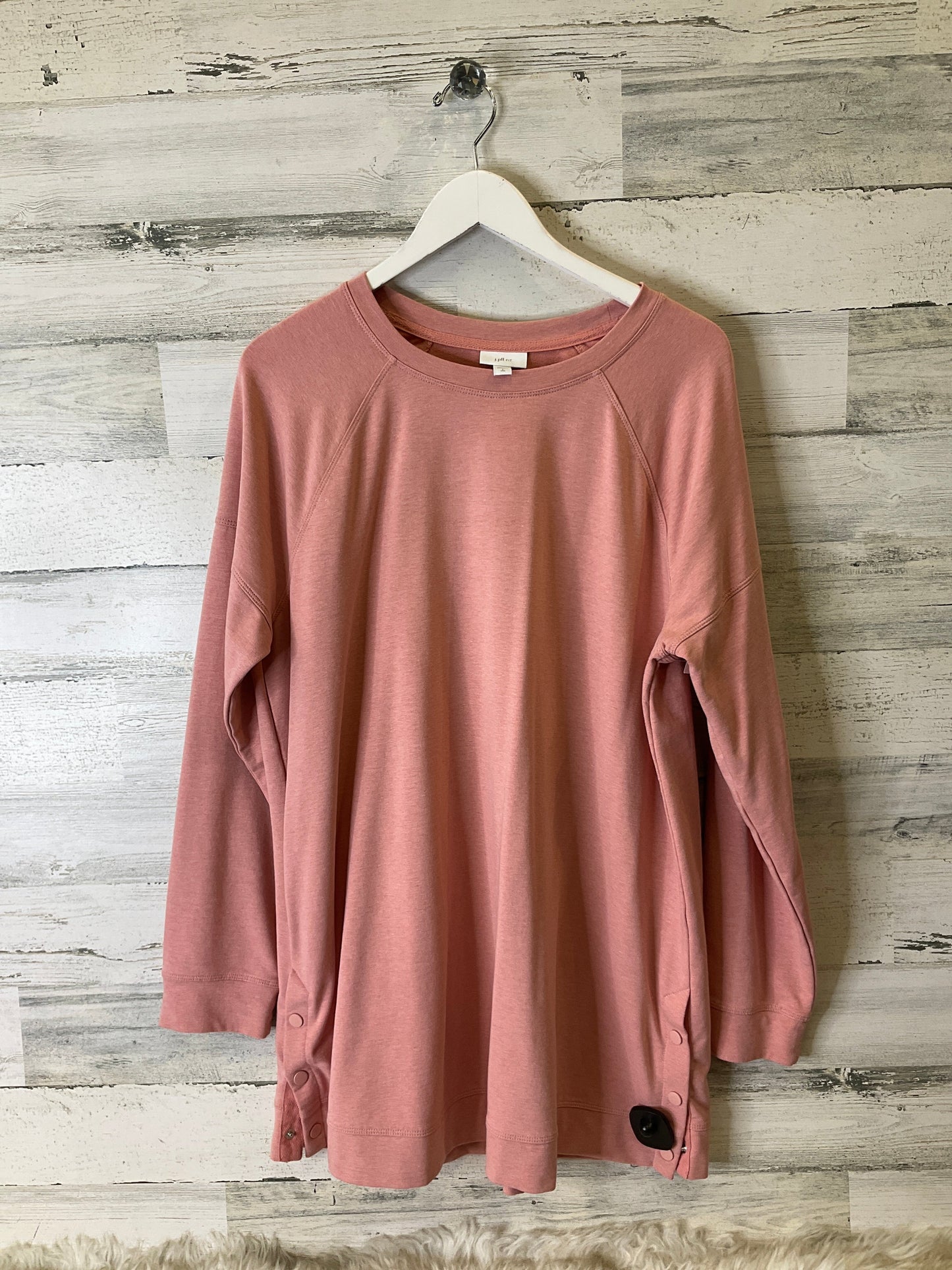 Tunic Long Sleeve By J. Jill In Pink, Size: L