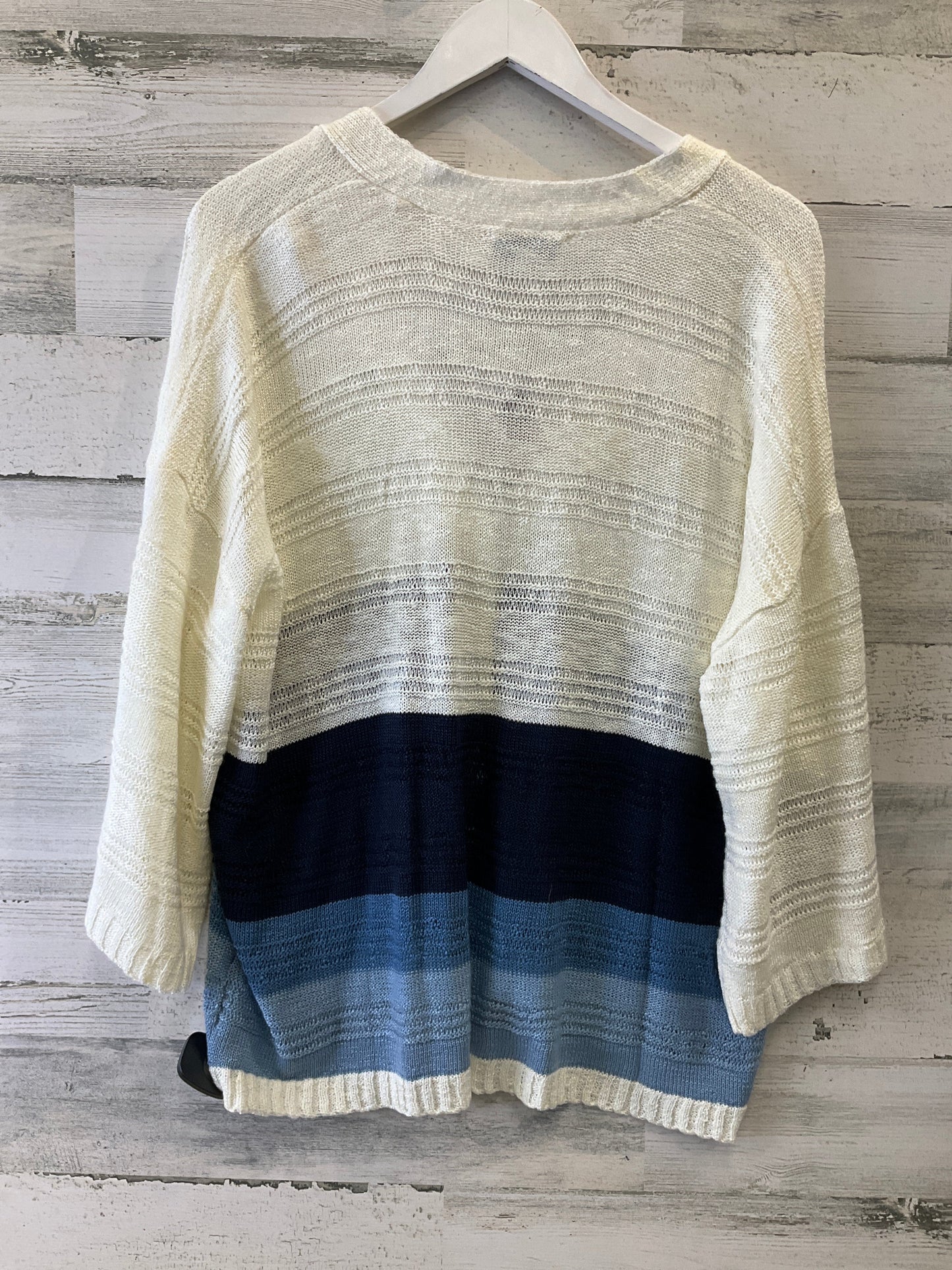 Cardigan By New Directions In Cream, Size: Xl