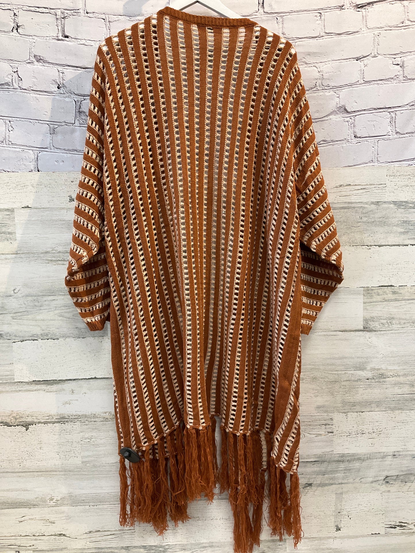 Cardigan By Clothes Mentor In Brown, Size: 4x