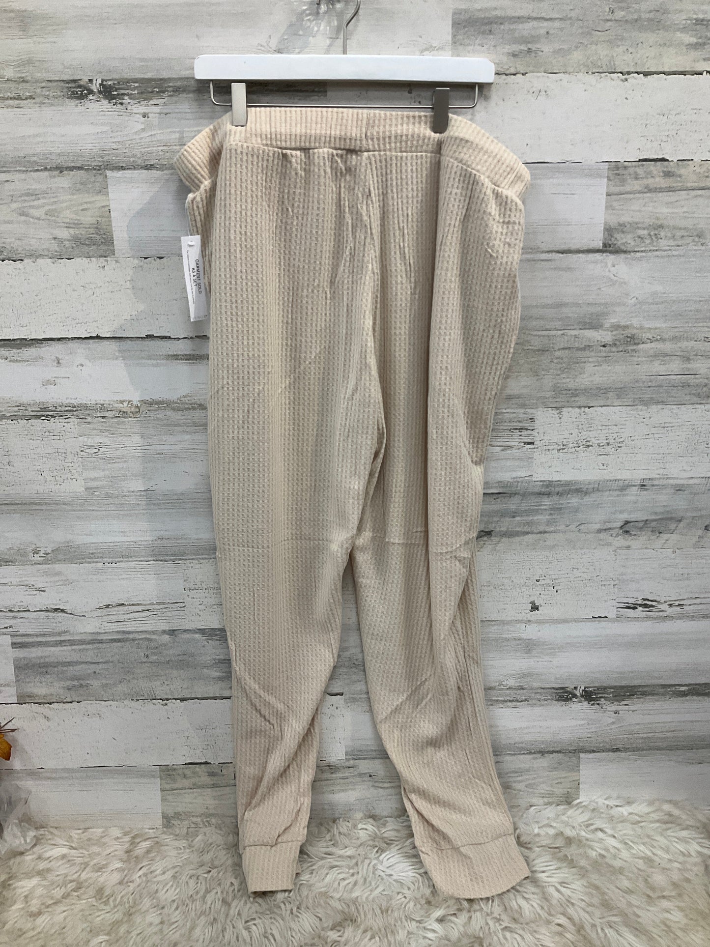 Lounge Set Pants By Venus In Cream, Size: 1x