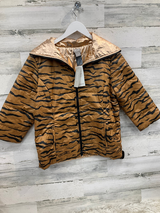 Jacket Puffer & Quilted By Chicos In Animal Print, Size: M