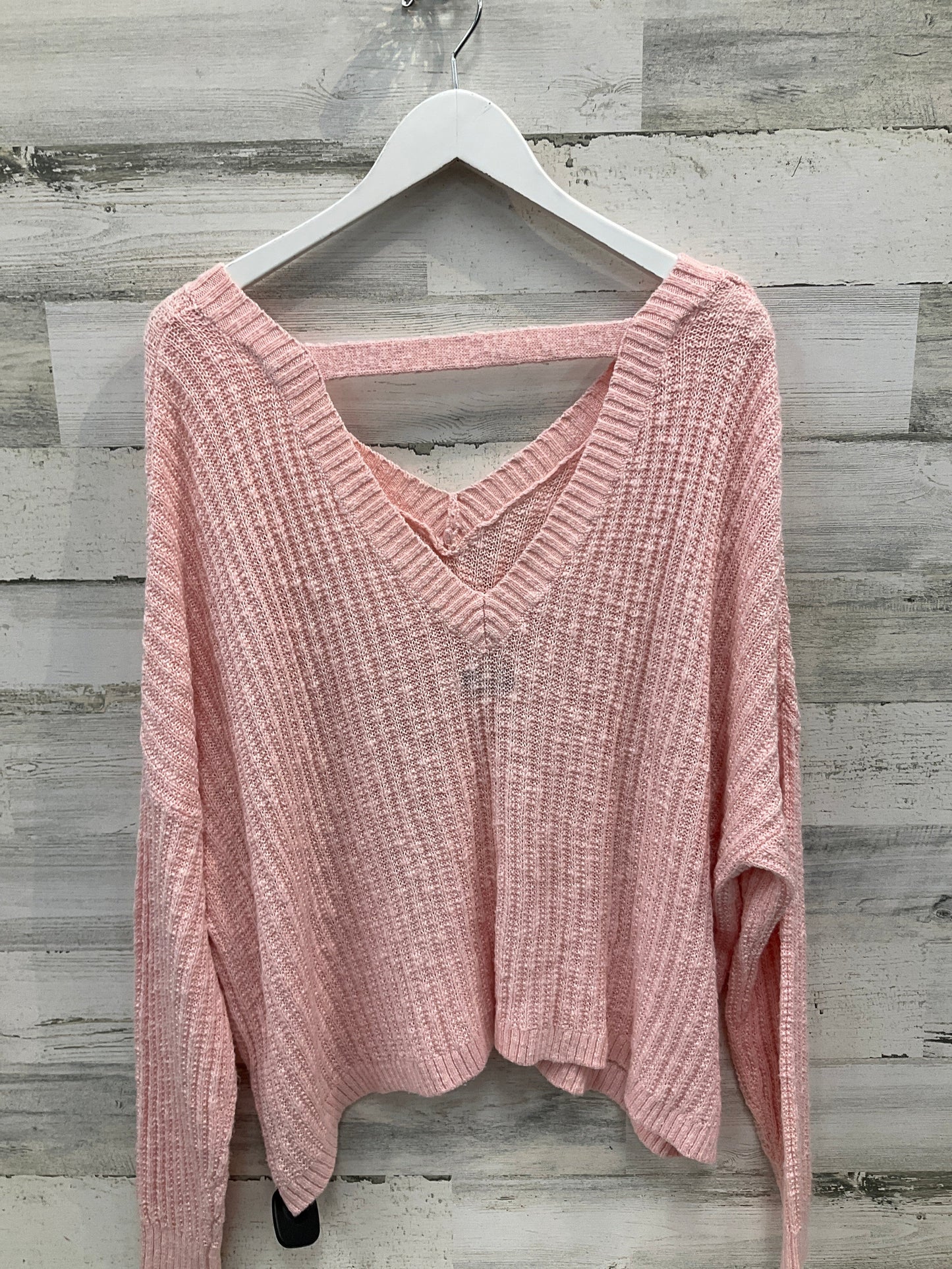 Sweater By Holiday Time In Pink, Size: L