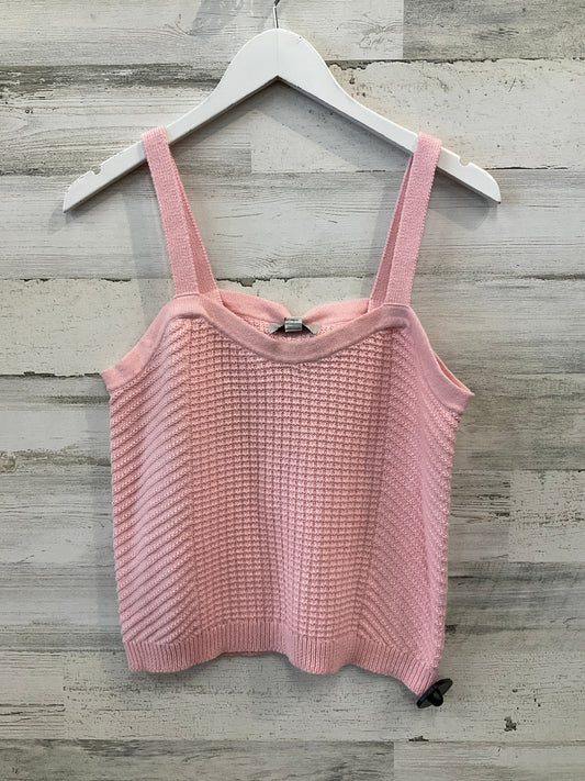 Top Sleeveless By Target-designer In Pink, Size: M