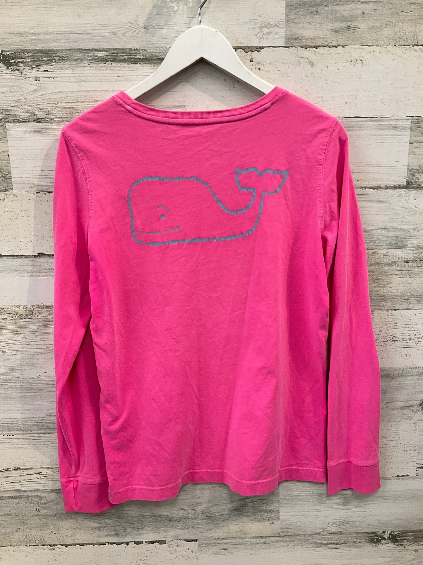 Top Long Sleeve By Vineyard Vines In Pink, Size: S